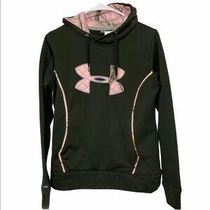 Under Armour Womens Hooded Sweatshirt Small Green